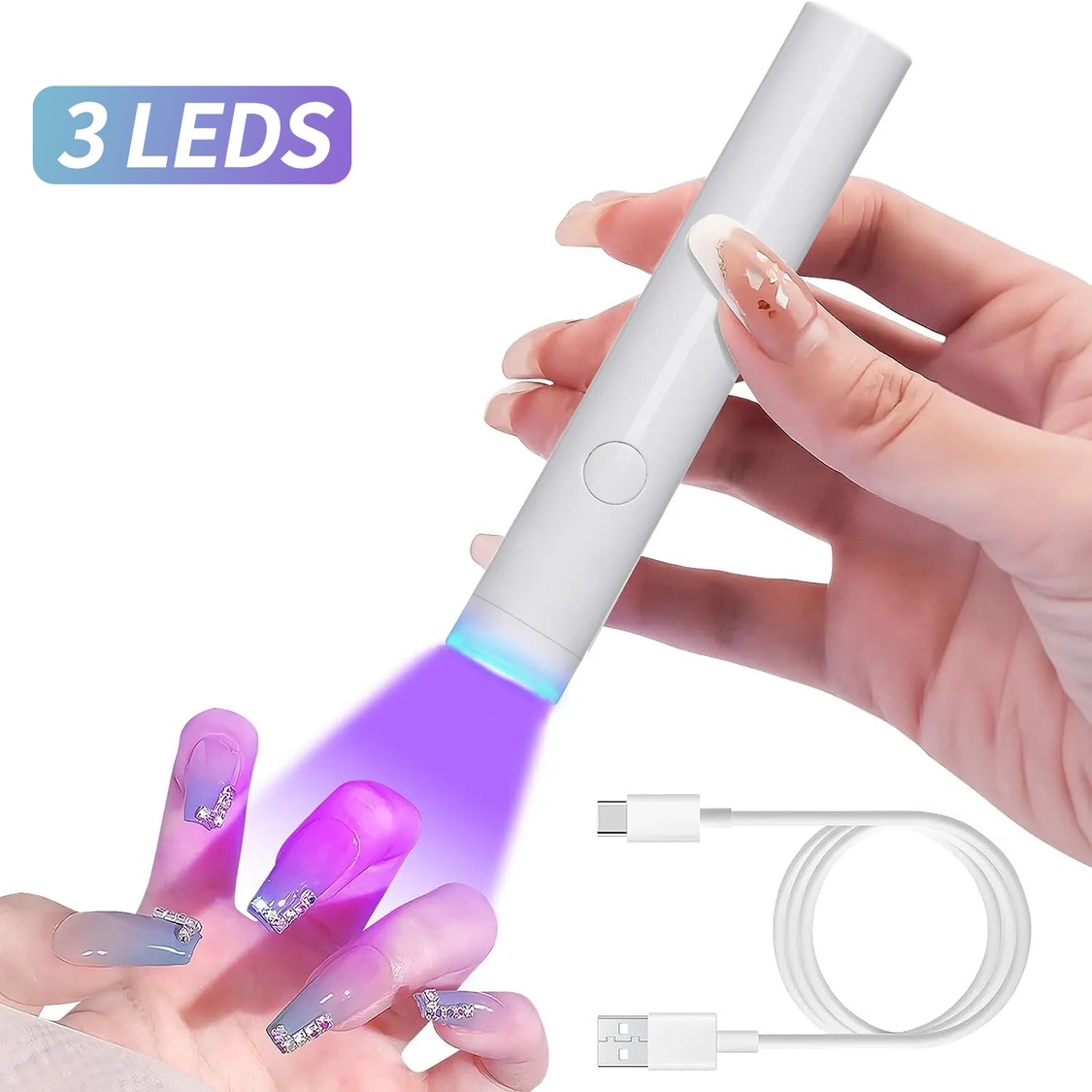 Photography Lighting Gels - Sèche-ongles rechargeable pratique, lampe UV LED