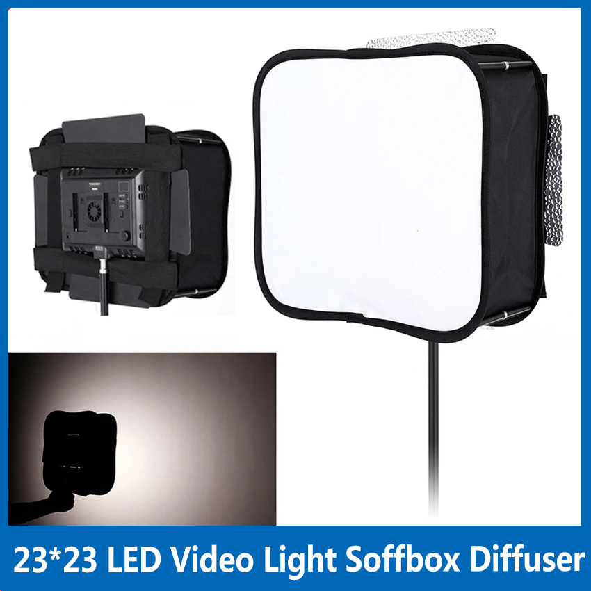 Quality Photography Lighting - Diffuseur Softbox 23*23 pour panneau lumineux