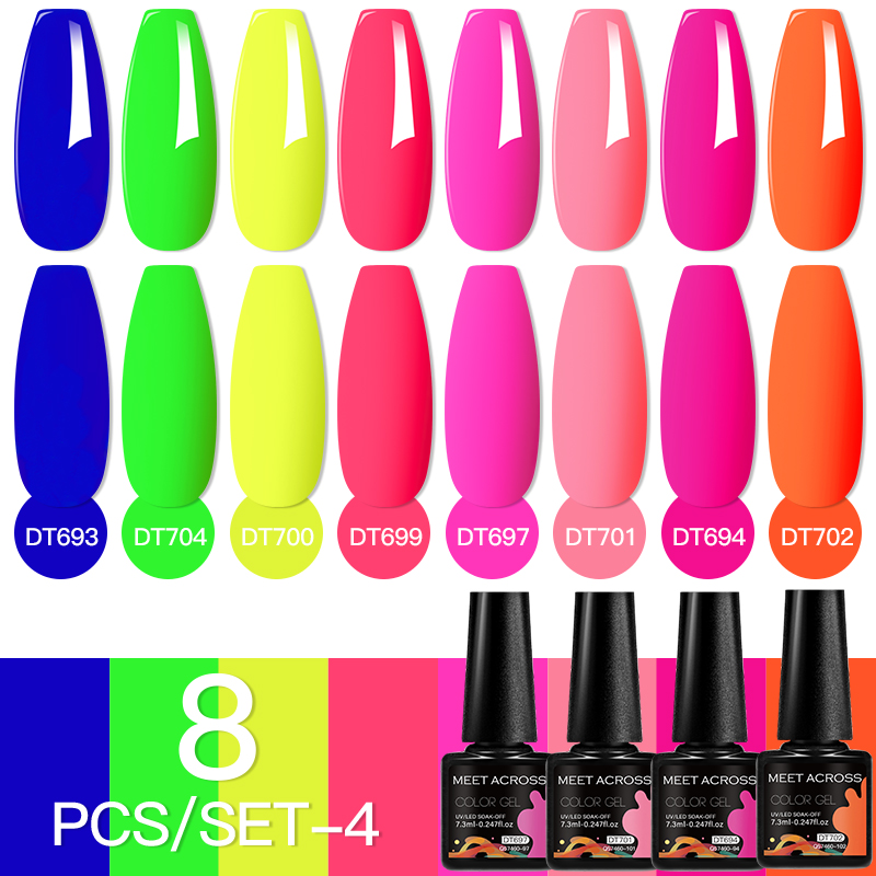 Photography Lighting Gels - MEET ACROSS-Verhéritage à Ongles Gel Fuorescent,