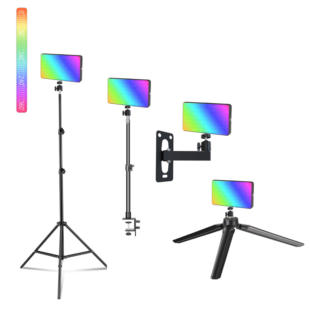 Photography Lighting Board - SH W140-Lampe vidéo LED RVB, Lampe