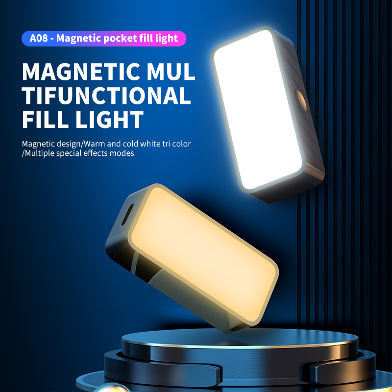 Quality Photography Lighting - Mini lumière de remplissage magnétique Portable