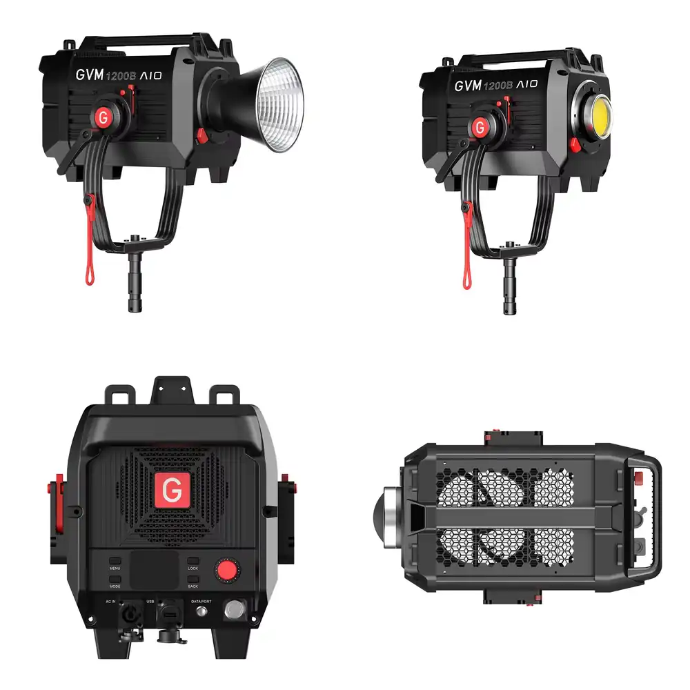 Lighting In Photography - Projecteur vidéo LED COB bicolore GVM