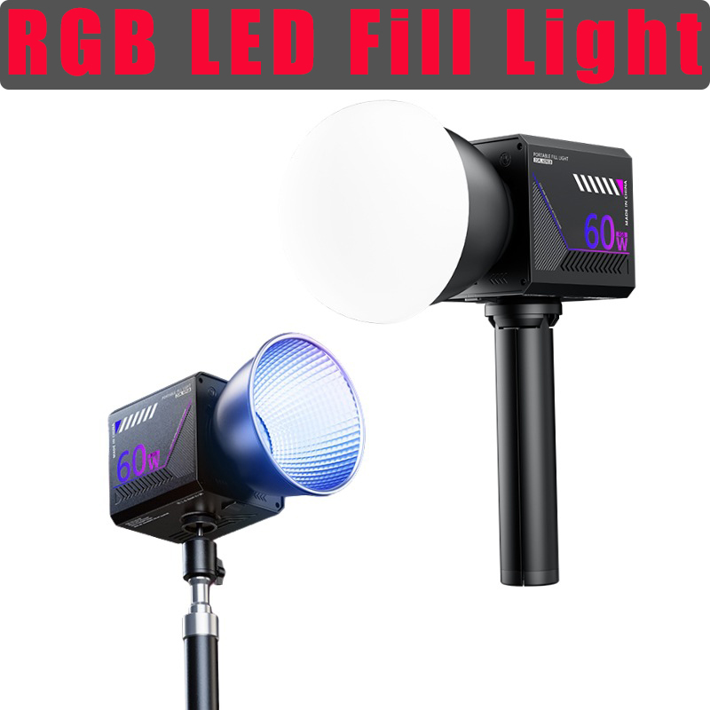 Quality Photography Lighting - Lumière vidéo RGB 60W, lumière de