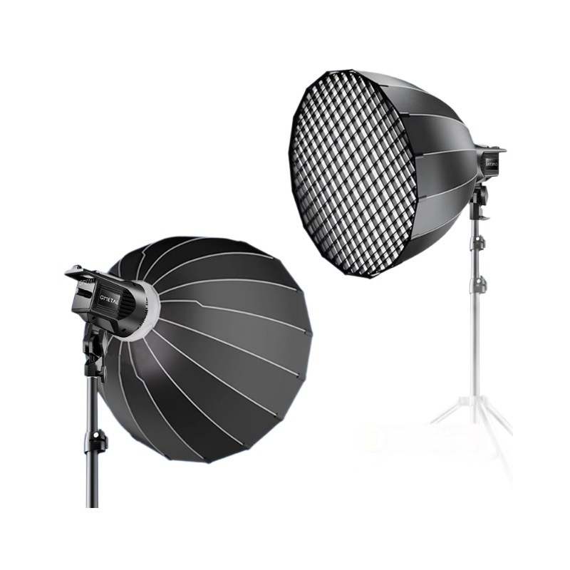 Parabolic Umbrella Deep - Parapluie octogonal portable en métal parabolique