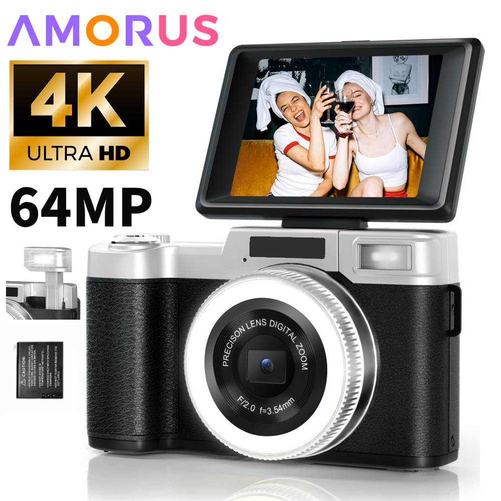 Photography Lighting Beginners - Appareil photo numérique 4K 64MP pour