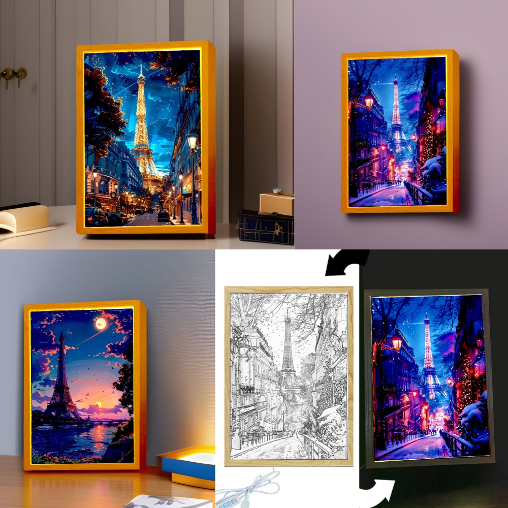 Belle ville Paris lumière pein - Photography Lighting Board avis et prix