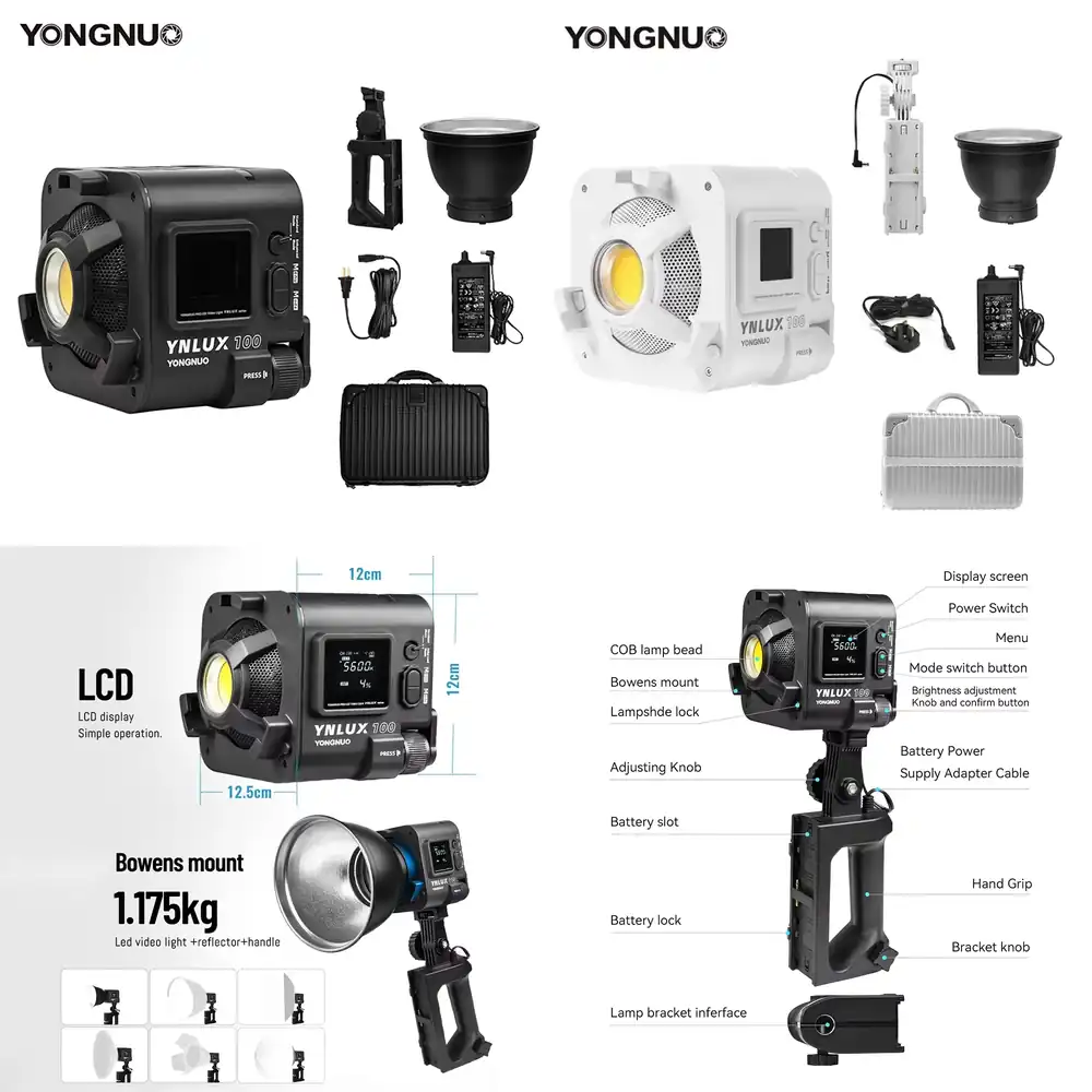 YONGNUO YNLUX100 100W 3200K-56 - Lighting In Photography avis et prix