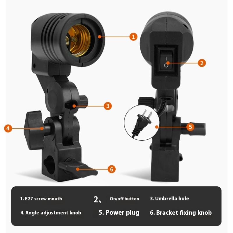 Câble noir de 1,8 m avec douil - Photography Lighting Umbrella avis et prix