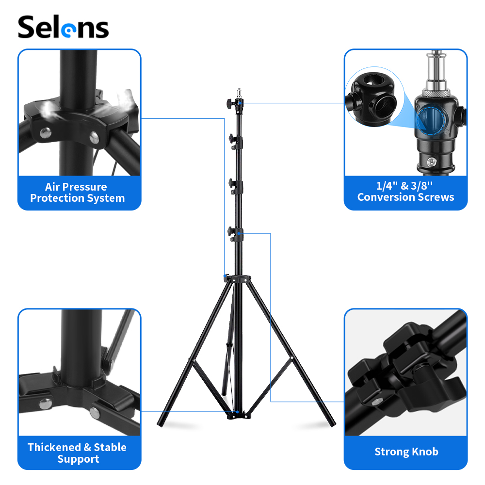 Selens 2.2~3.95m Support de Lu - Quality Photography Lighting avis et prix