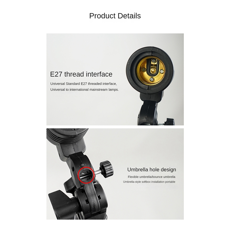 Lampe de studio photo E27 avec - Photography Lighting Umbrella avis et prix