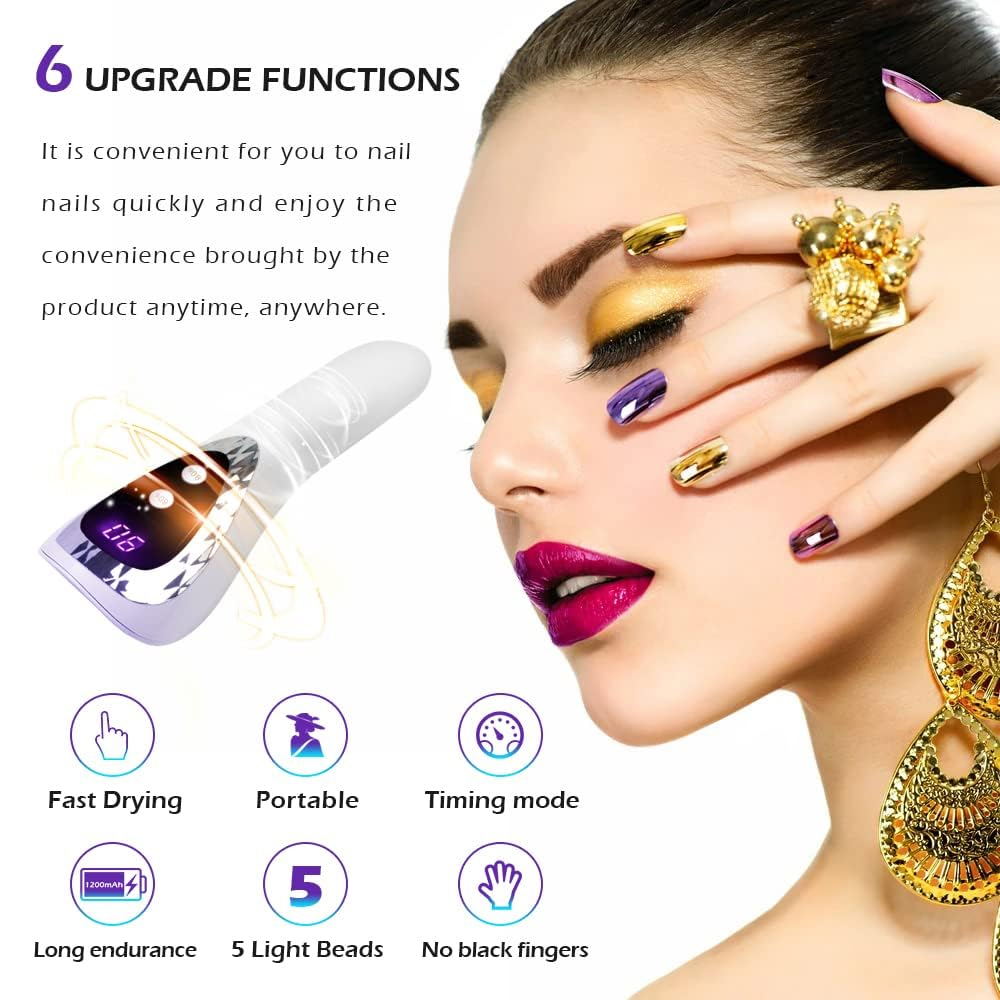 Lampe à ongles UV LED portable - Photography Lighting Gels avis et prix
